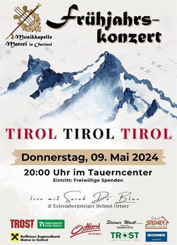 Frühjahrskonzert "Tirol Tirol Tirol" MK Matrei i.O.